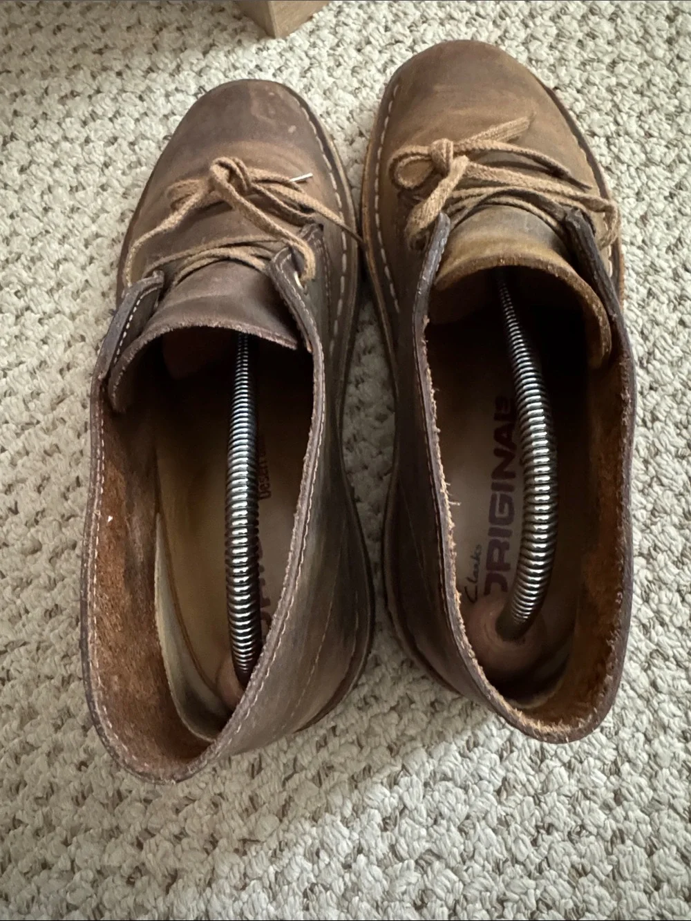 Clarks worn one